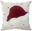 Ver imagem 1 de Almofada Vel Off 45x45 C/aplic Boucle Gorro Vermelho:gorrovermelho