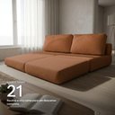 Ver imagem 5 de Sofá Cama 3 Lugares na Caixa 180 cm Versa Bouclê B05 - D'Rossi
