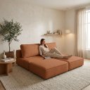 Ver imagem 3 de Sofá Cama 3 Lugares na Caixa 180 cm Versa Bouclê B05 - D'Rossi