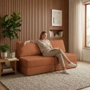 Ver imagem 2 de Sofá Cama 3 Lugares na Caixa 180 cm Versa Bouclê B05 - D'Rossi