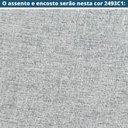 Ver imagem 3 de Cadeira Mh-3240 Herval Madeira Maciça Amêndoa Assento Estofado em Linho Cinza Claro C1