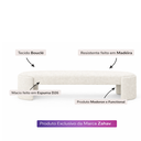 Ver imagem 7 de Recamier Puf Decorativo Fly Cama Casal 138cm Zahav Estofados:off White