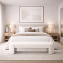 Ver imagem 2 de Recamier Puf Decorativo Fly Cama Casal 138cm Zahav Estofados:off White