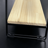 Nicho Prateleira Pinus 25 Cm X 49 Cm - Super Luxo C/suporte Preto - 3
