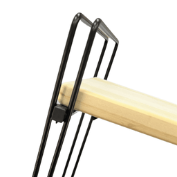 Nicho Prateleira Pinus 25 Cm X 49 Cm - Super Luxo C/suporte Preto - 5