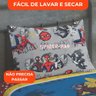Jogo de Lençol Personagens Homem Aranha Solteiro Lepper 2 Peças Microfibra Azul - 6