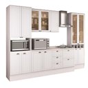 Ver imagem 3 de Cozinha Completa Milla Line 13 Portas 5 Gavetas MDF 320cm Branca