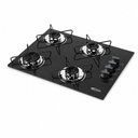 Ver imagem 1 de Cooktop 4 Bocas Base Inox com Vidro Temperado 6mm e Acendimento Automático Clarice