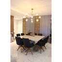 Ver imagem 5 de Lustre Pendente Jabuticaba Dourado Bola Molecular Âmbar Moderno Sala Quarto Salão Inl80