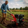 Micro Trator Motocultivador 10hp 418cc Diesel Partida Elétrica com Enxada Rotativa - 2