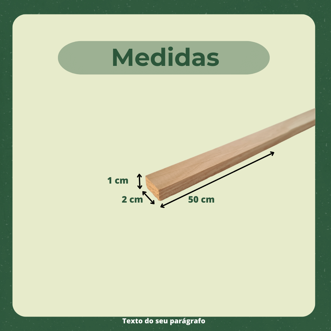 40 Ripas/Sarrafos de 1x2x50 cm Madeira de Pinus - 3