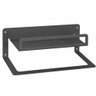 Toalheiro com Prateleira Cinza de Parede Suporte Porta Toalha Pendurador Decorativa - 1