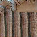 Ver imagem 5 de Tapete Artesanal Algodão Listrado Botanique 250 X 250 Verde Marrom