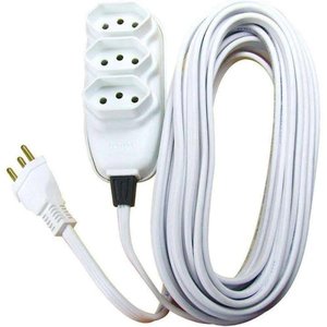 Extensao Eletrica de 3mt com 3 Tom Br - Ilumi