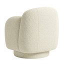 Ver imagem 5 de Poltrona Decorativa Avany Base Giratória Bouclé Off White - Nexta Casa