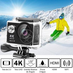 Go Cam Vídeo Action Ação Wifi 4k Sports Cam Ultra Hd Dv 30m - 3