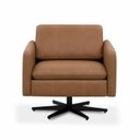 Ver imagem 2 de Poltrona Haut Giratória 360° Decorativa Luxo Moderna Confortável Premium Livintus Leather