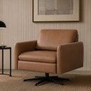 Ver imagem 1 de Poltrona Haut Giratória 360° Decorativa Luxo Moderna Confortável Premium Livintus Leather
