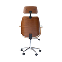 Ver imagem 7 de Cadeira de Escritório Ergonômica Giratória Fratini Kopenhagen Presidente Apoio Cabeça Office Branca