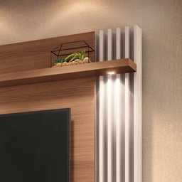 Home Suspenso Ambiente Brasil Nature Off White Hb Móveis - 2