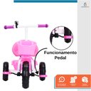 Ver imagem 7 de Triciclo Infantil Pedal 3 Rodas Passeio Bicicleta Segurança Jony - Baby Style