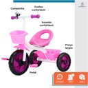 Ver imagem 2 de Triciclo Infantil Pedal 3 Rodas Passeio Bicicleta Segurança Jony - Baby Style