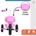 Ver imagem 6 de Triciclo Infantil Pedal 3 Rodas Passeio Bicicleta Segurança Jony - Baby Style