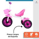 Ver imagem 3 de Triciclo Infantil Pedal 3 Rodas Passeio Bicicleta Segurança Jony - Baby Style
