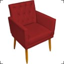 Ver imagem 3 de Kit Namoradeira Decorativa Para Sala Capitonê Com Base + 4 Poltronas Para Recepção Suede
