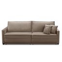 Ver imagem 5 de Sofá sem Caixa Retrátil Reclinável 2,50m Cancún Veludo Cappuccino Mirra Decor