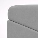 Ver mais imagens de Kit 2 Puffs Sense Bouclé Premium Assento Extra Decorativo para Sala Quarto Design Moderno Cinza