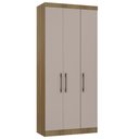 Ver imagem 1 de Módulo Guarda Roupa Eucamoveis Paris 3 Portas 2Gavetas