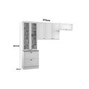 Ver imagem 4 de Kit de Cozinha Completa 3 Peças Americana (2 Armários + 1 Paneleiro) Cpt07 Branco - Henn