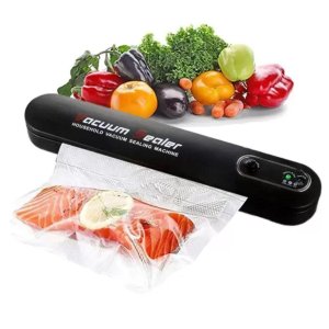 Máquina Seladora de Alimentos a Vácuo Doméstica 10 Saquinhos