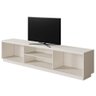 RACK VALENCIA 2 PORTAS PARA TV 70'' 2,20CM  Off White e Naturalle - 6