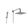 Ducha Chuveiro Inox 20 Cm com Desviador e Ducha Manual - 1