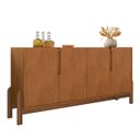 Ver imagem 1 de Buffet Aparador 4 Portas Sala de Jantar Nay C14 Cedro - Mpozenato