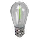 Ver imagem 2 de Lâmpada Led Filamento Verde 1w E-27 220v 4 Peças Foxlux