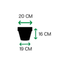 Ver imagem 2 de Vaso Karajá 16 - Cinza Claro - Vasap