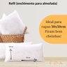 Refil Enchimento Almofada Retangular  Baguete 35x55cm Ideal para Capas 30x50cm - 3