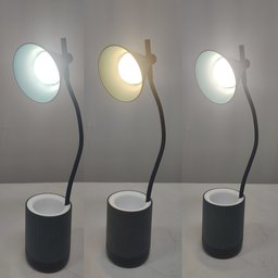 Luminaria de Mesa Touch Abajur Led Iluminado Flexivel Porta Objetos Organizador Lapis Canetas - 3