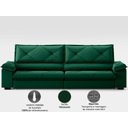 Ver imagem 6 de Sofá com Carregador Usb e Molas no Assento Retrátil Reclinável Nice 2,10m Velosuede - Netsofas