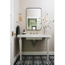 Ver imagem 5 de Espelho Retangular com Moldura Metal Decorativo Sala Hall Parede 70x50 Cm