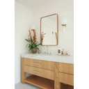 Ver imagem 4 de Espelho Retangular com Moldura Metal Decorativo Sala Hall Parede 70x50 Cm