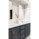 Ver imagem 3 de Espelho Retangular com Moldura Metal Decorativo Sala Hall Parede 70x50 Cm