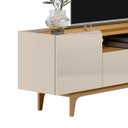 Ver imagem 4 de Rack para TV até 75 0,60 x 1,80 Corby-Tauari-Off White Brilho-Edecasamoveis