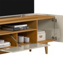 Ver imagem 5 de Rack para TV até 75 0,60 x 1,80 Corby-Tauari-Off White Brilho-Edecasamoveis