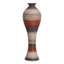 Ver imagem 1 de Vaso de Chão Grande Califórnia Gg Vermelho e Marrom Terracota 61x20x20