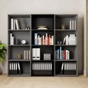 Ver imagem 1 de Estante Livros Escritório 180 cm 12 Nichos Abertos F5 Office