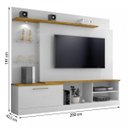 Ver imagem 3 de Estante Home Theater para TV até 65 Polegadas Flórida Plus Mavaular